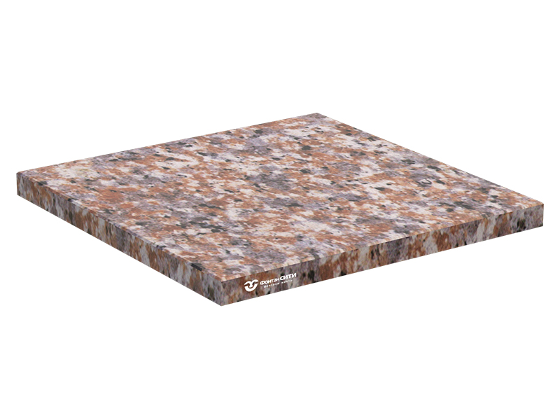 Гранитная плита для пешеходного модуля 600x600 (Дымовский)-1