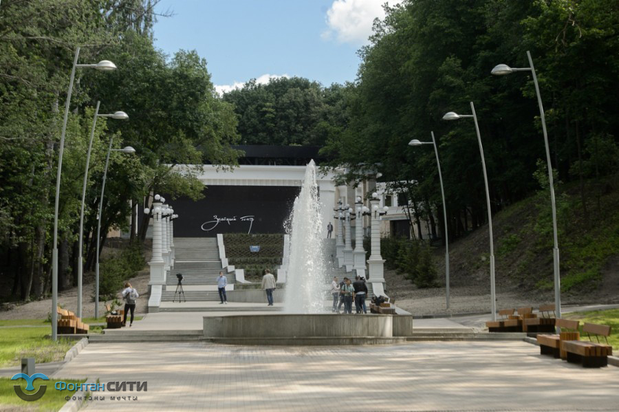 Динамический фонтан ЦГП г. Воронеж, изображение