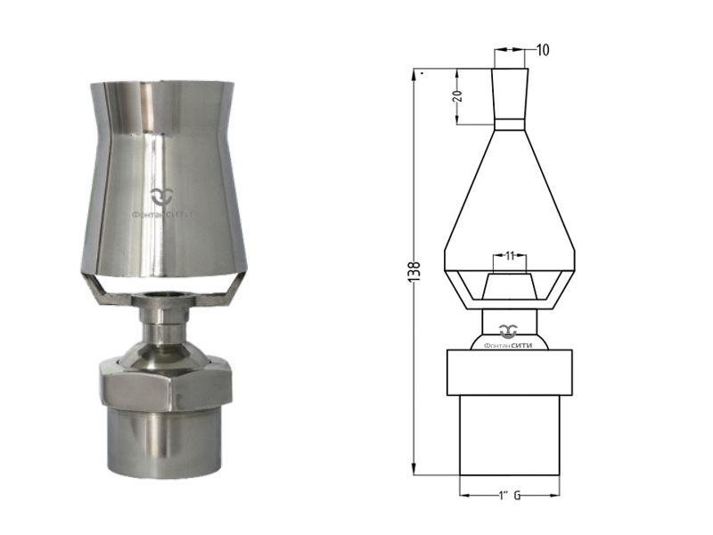 Фонтанная насадка FCH 