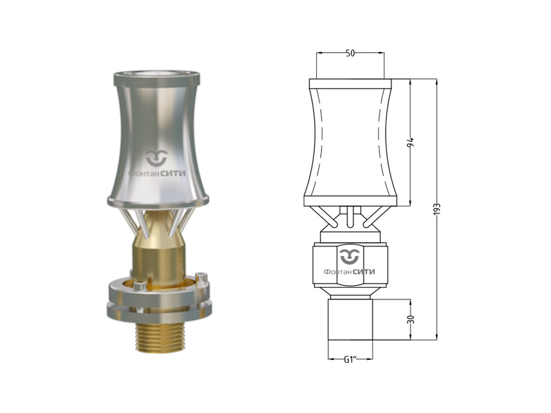 Фонтанная насадка FC 