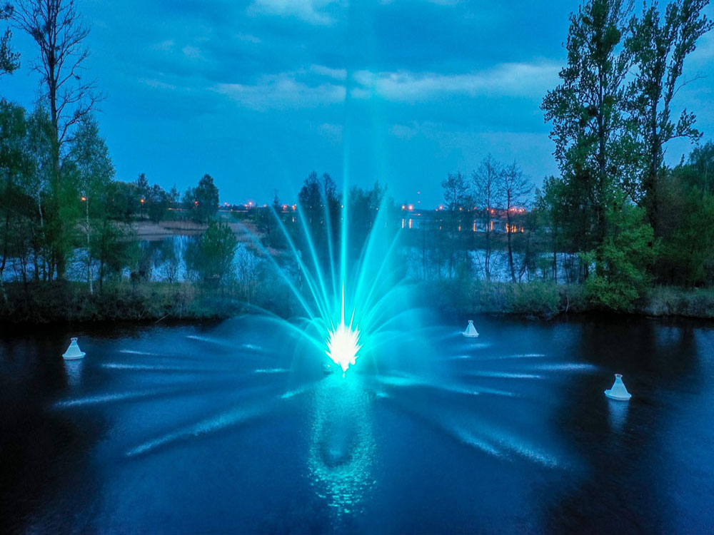 Плавающий фонтан г. Брест, изображение