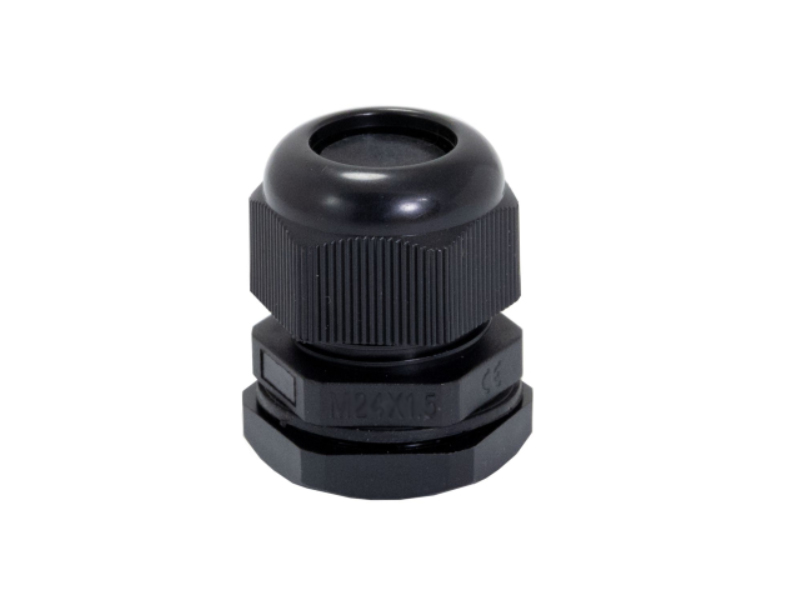 Кабельный ввод FC-М24 пластик (L резьбы 10 мм.) Черный