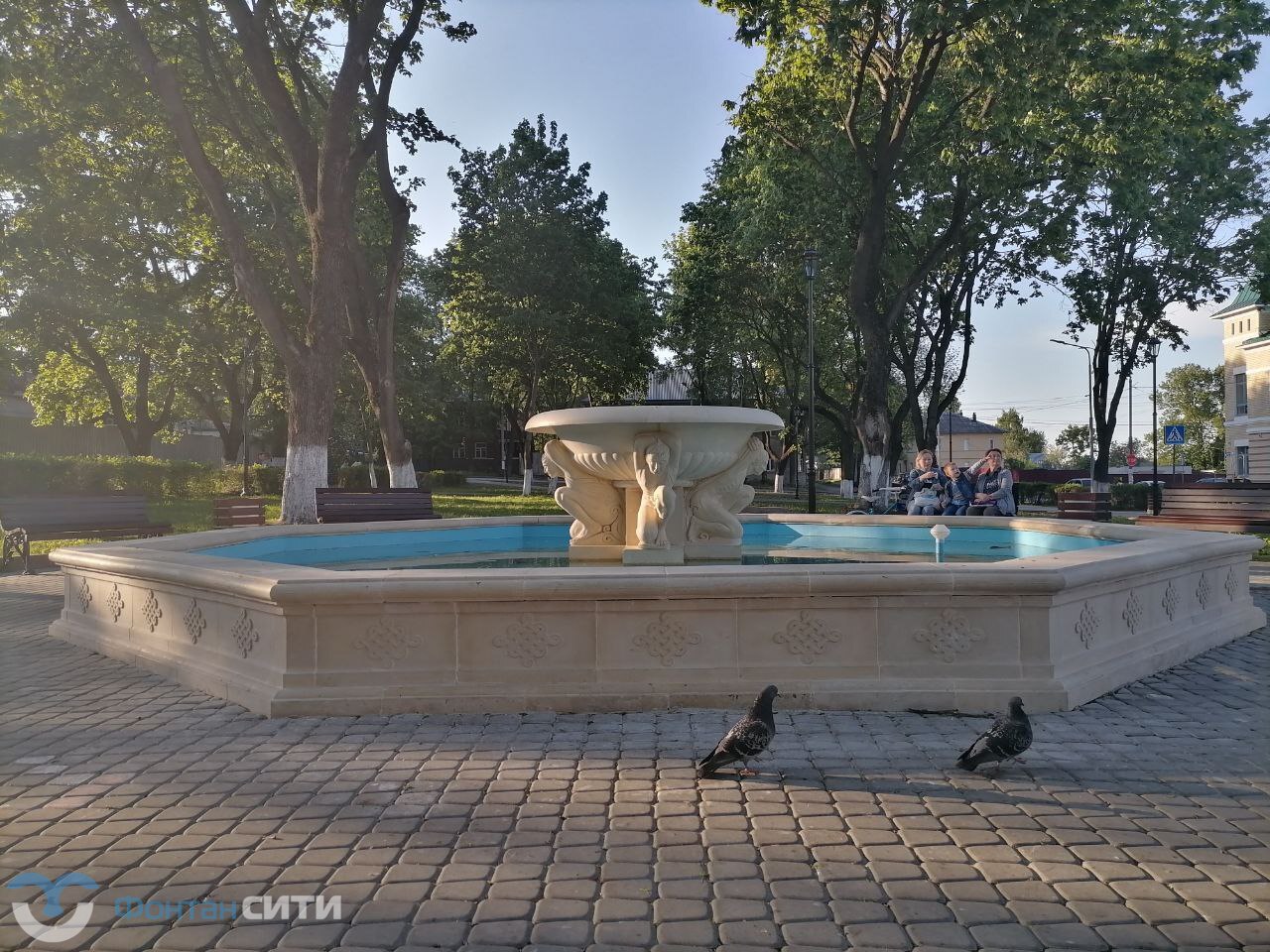 Классический фонтан в г. Александров, изображение