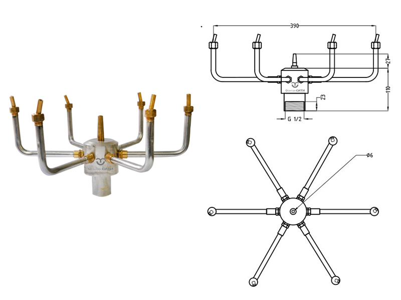 Фонтанная насадка FC 
