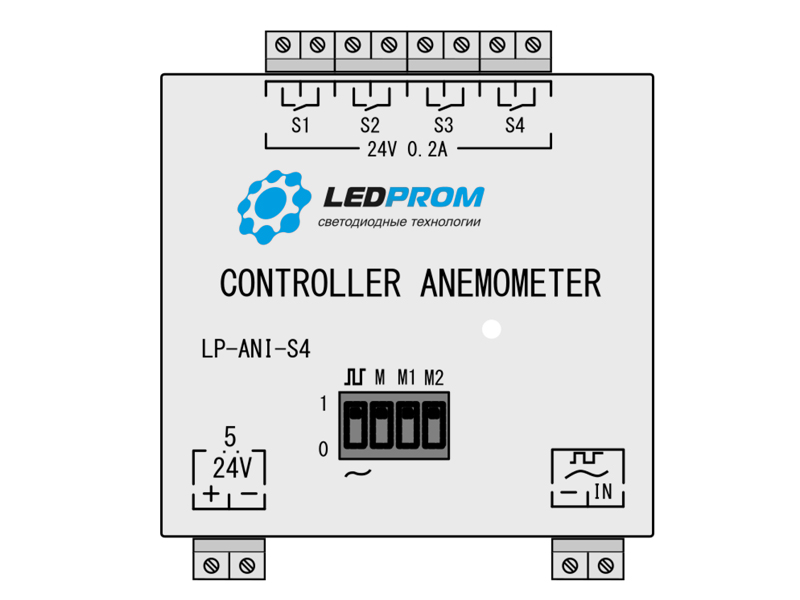 Контроллер Анемометра LP-ANI-S4