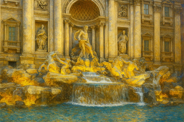 Фонтан Треви в Риме: краткое описание истории и легенд