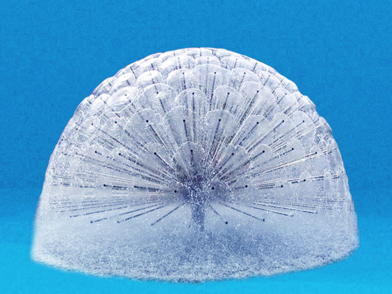 Пример водной картины фонтанной насадки типа 