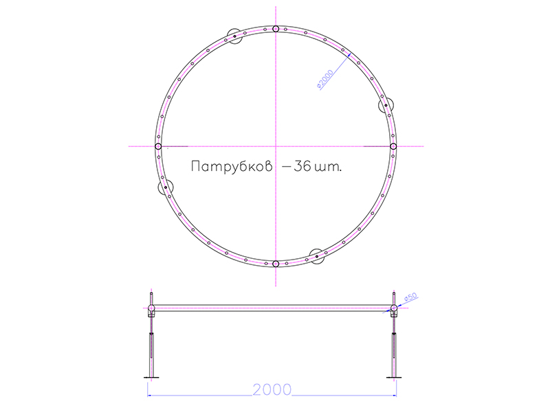 Фонтанное кольцо FC-ХN-2000-1