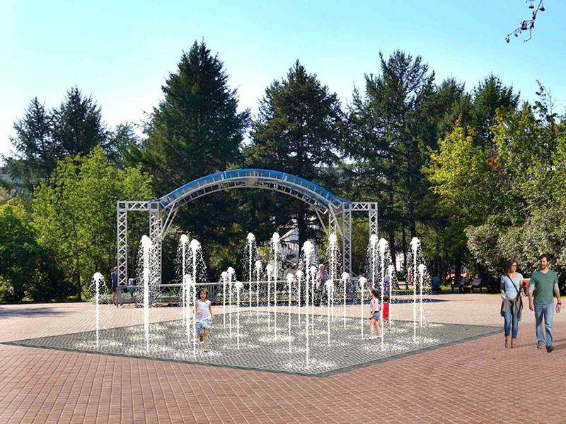 Пешеходный фонтан FC 7200х7200 (с насосами сухой установки)-2