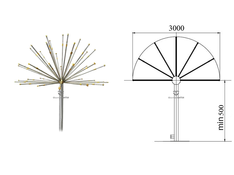 Фонтанная насадка FC 