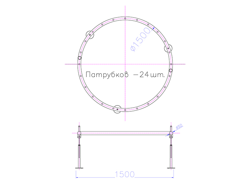Фонтанное кольцо FC-ХN-1500-1