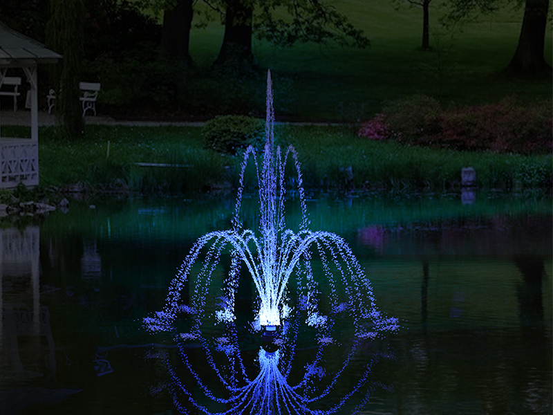 Плавающий фонтан 