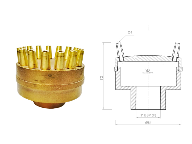 Фонтанная насадка FCI 