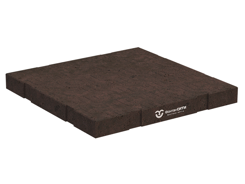 Бетонная плита для сухого фонтана 600x600 (Коричневый)-1