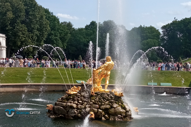 Петергоф: открытие фонтанов в 2024 году