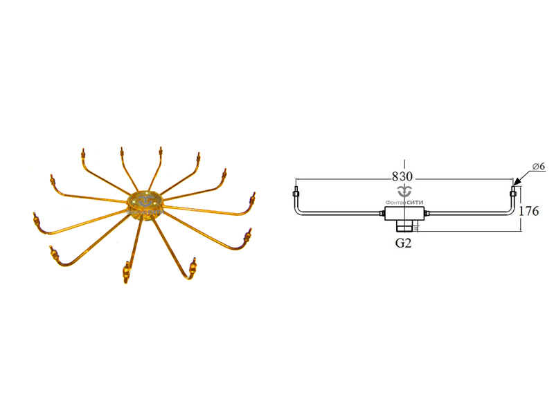 Фонтанная насадка FC 