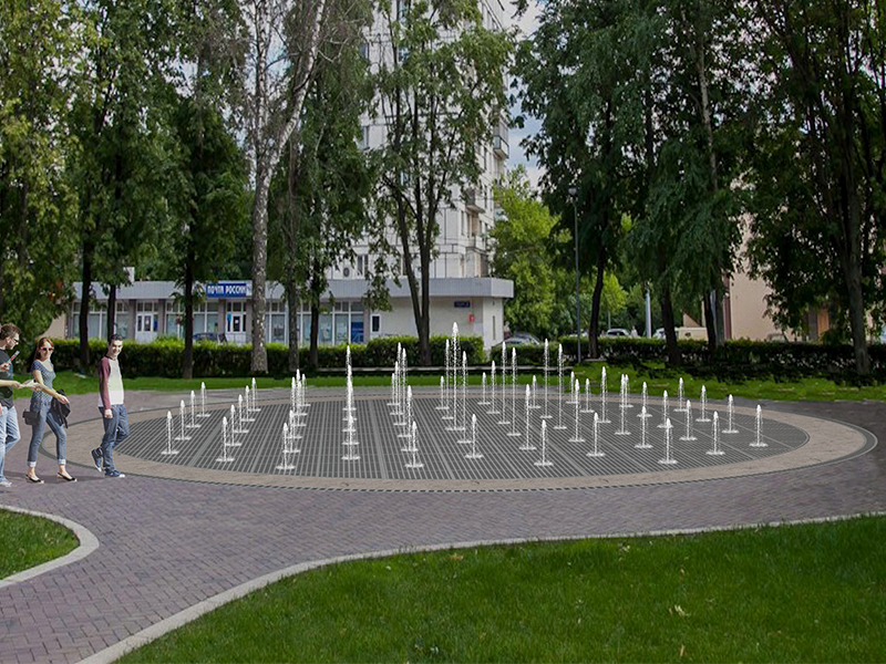 Пешеходный фонтан FC 10400 (с погружными насосами)-1