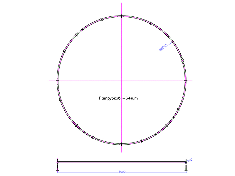 Фонтанное кольцо FC-ХN-6000-2