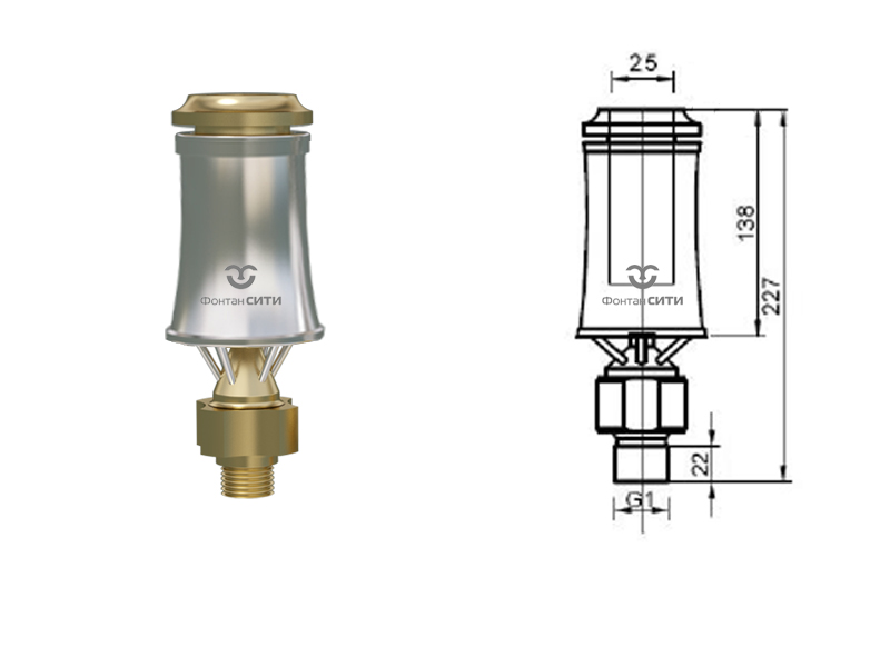 Фонтанная насадка FC 