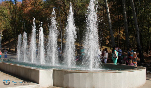 Динамический фонтан ЦГП г. Воронеж