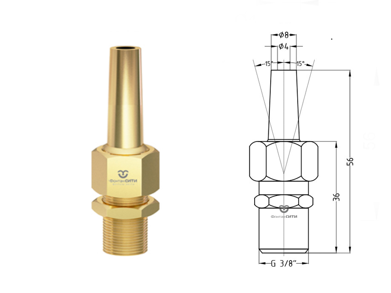 Фонтанная насадка FC 