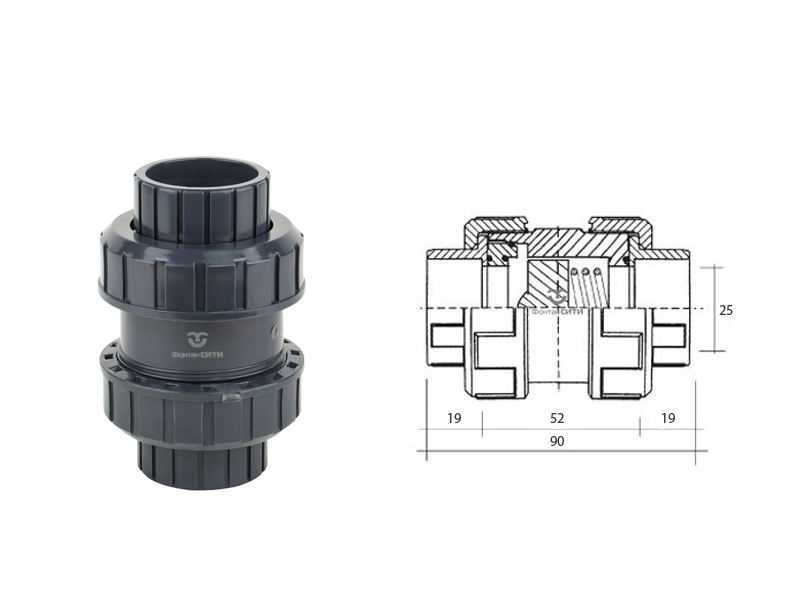 Обратный клапан CVD-2