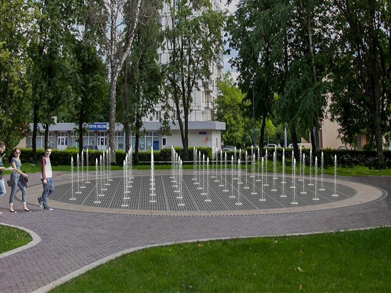 Пешеходный фонтан FC 10400 (с погружными насосами)-3