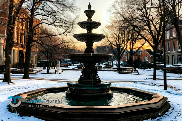 Могут ли фонтаны работать зимой
