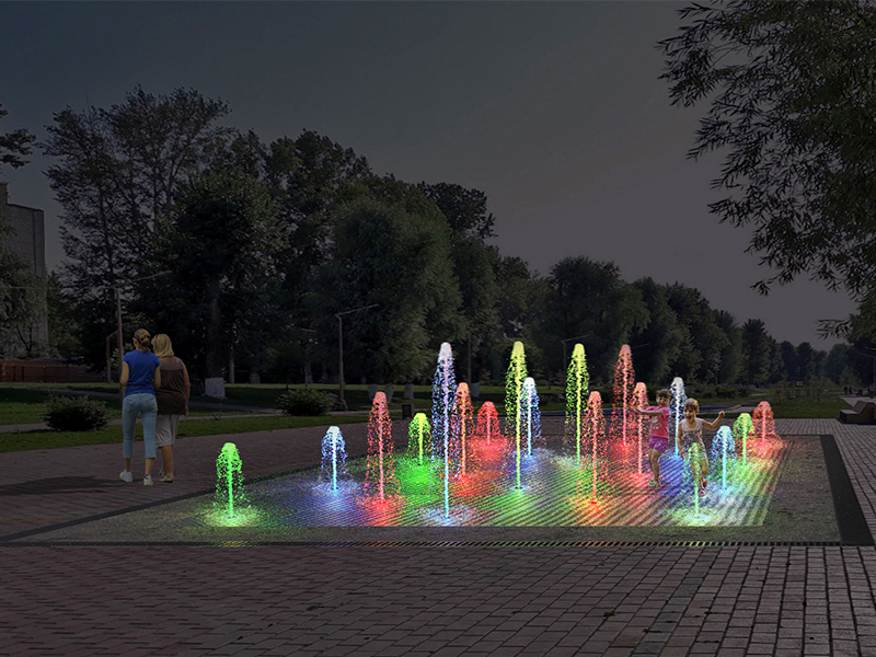 Пешеходный фонтан FC 4000х5600 (с погружными насосами)-3