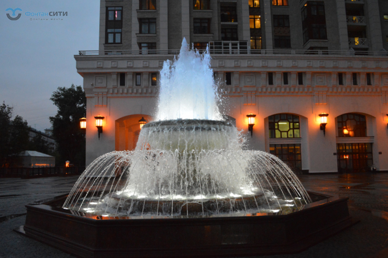 Проект освещения фонтана Триумф Палас г. Москва, изображение