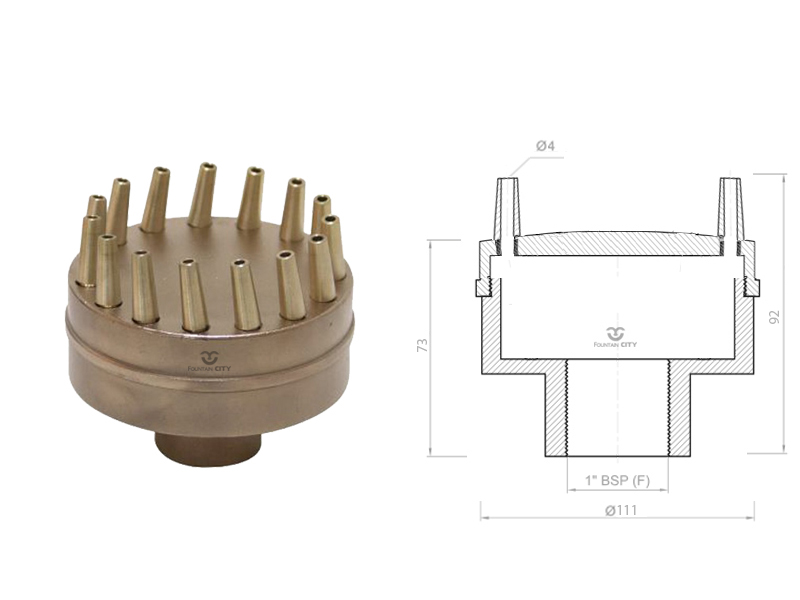 Фонтанная насадка FCI 