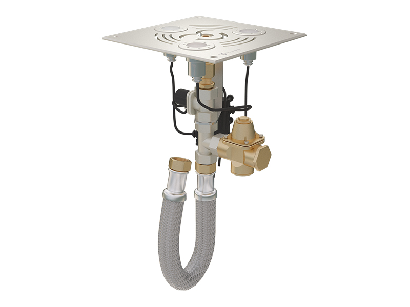 Квадратный модуль сухого фонтана FC 24 V RGBW-1