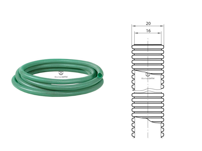 Шланг напорно-всасывающий 800L (16)