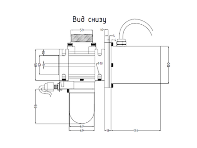 Фонтанный агрегат с приводом 