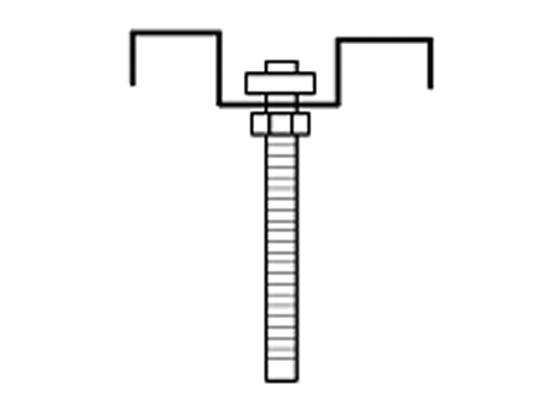 Крепеж композитного настила FC тип М-2