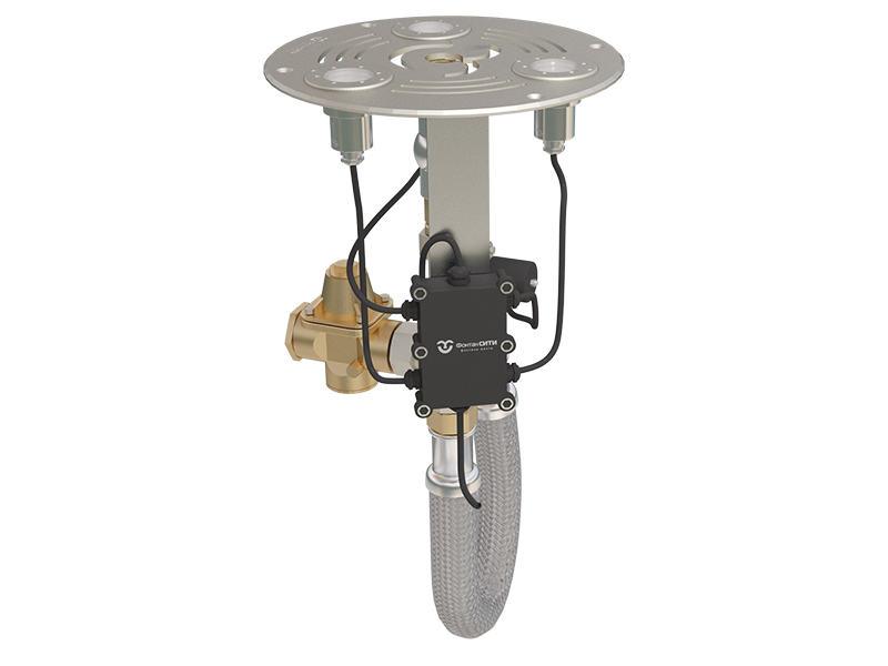 Круглый модуль сухого фонтана FC 24 V RGBW (Пенный исток)-2