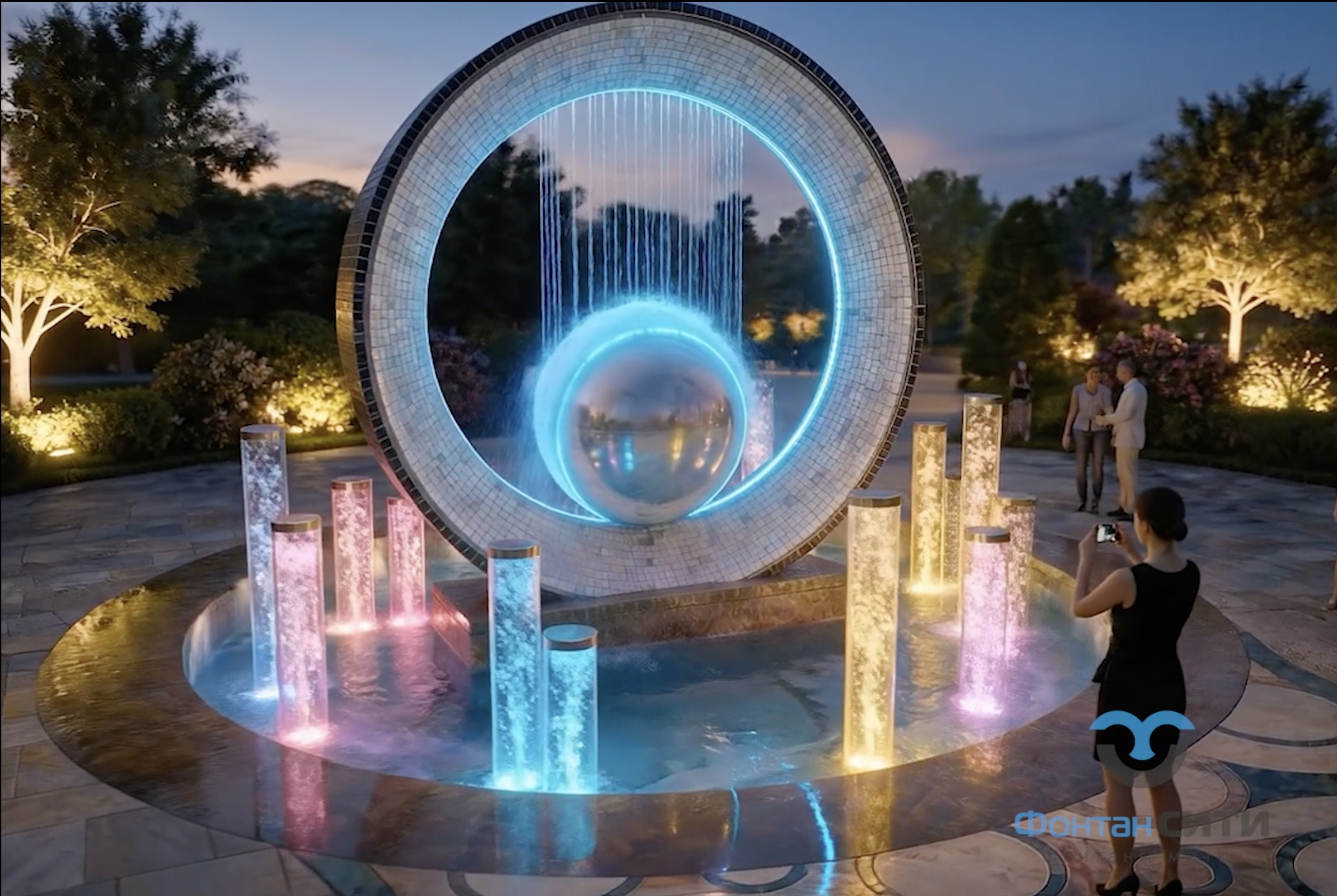 Фонтан на Рублево-Успенском шоссе, изображение