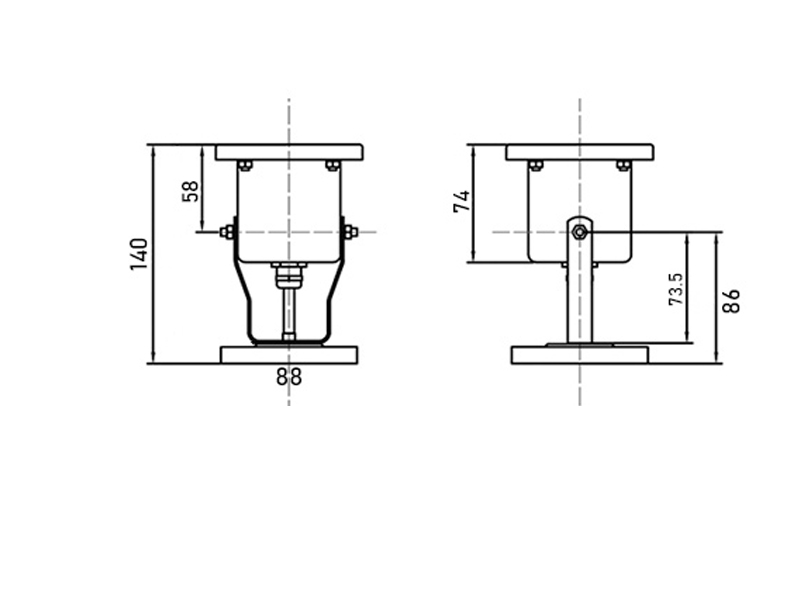 Подводный светильник LP G70 S 12V AISI 304