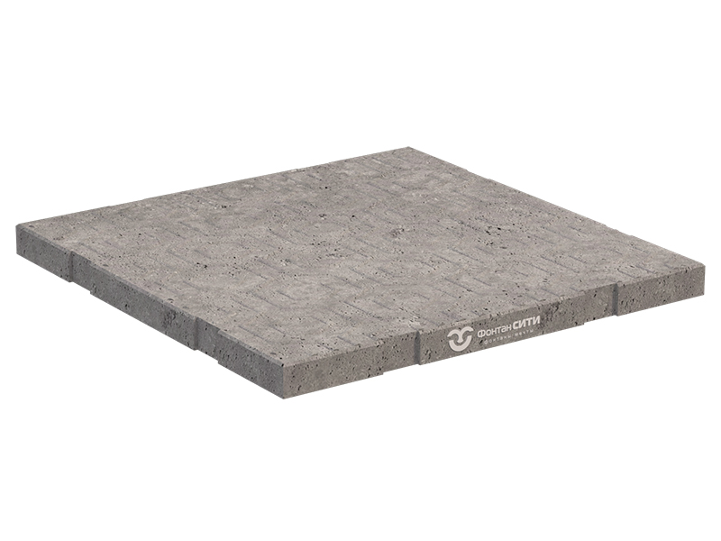 Бетонная плита для сухого фонтана 600x600 (Серый)