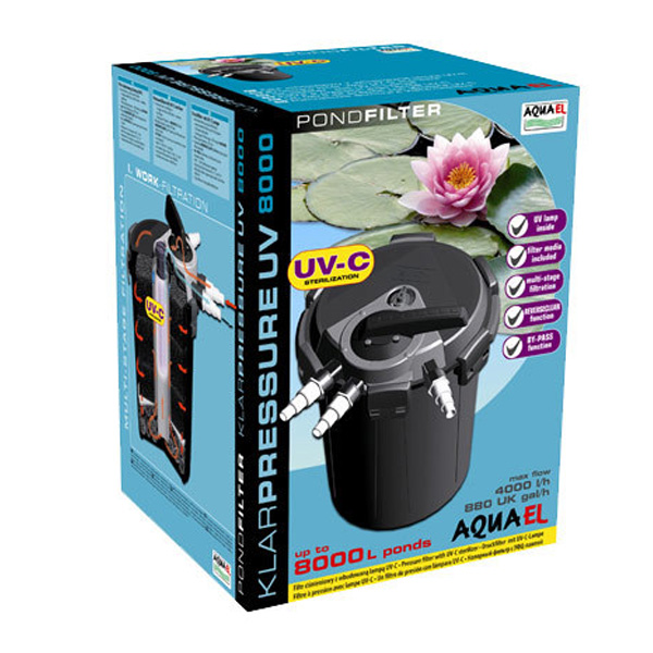 Фильтр KLARPRESSURE UV 8000 (UV-11Вт, на 8 куб.м.)