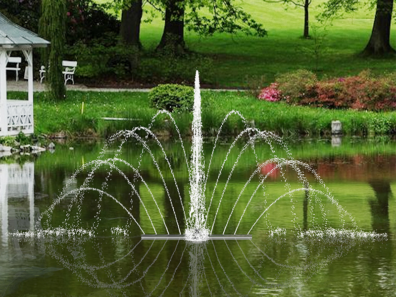 Плавающий фонтан 