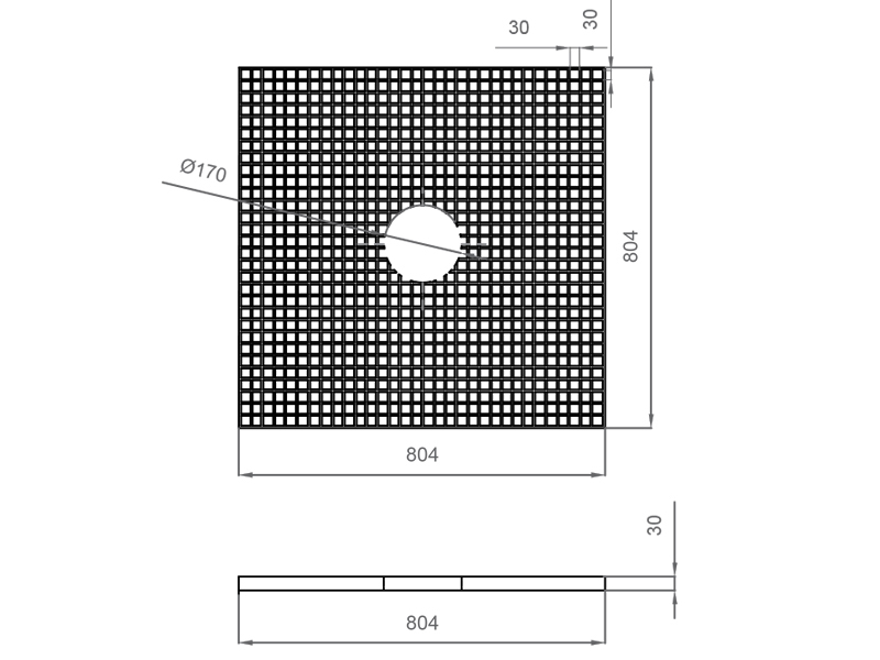 Композитный настил для сухого фонтана 800x800-2