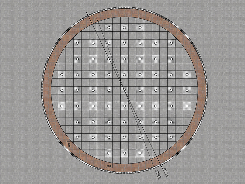 Пешеходный фонтан FC 15000 (с погружными насосами)-2