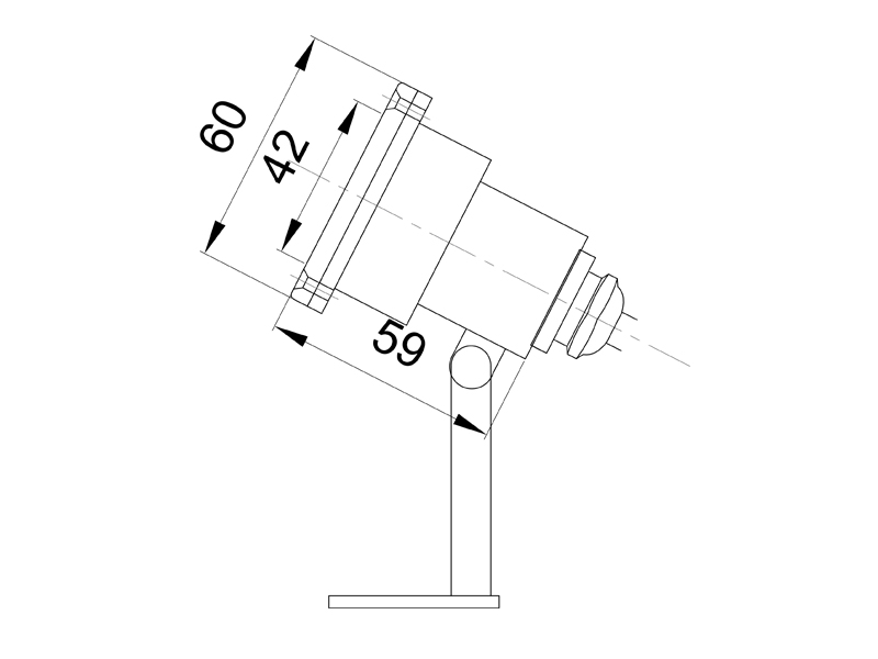 Подводный светильник LP G40 RGBW 12-24V AISI 304-3