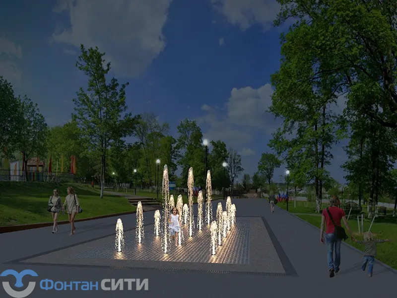 Пешеходный фонтан FC 5600х8800 (с погружными насосами)_4.1