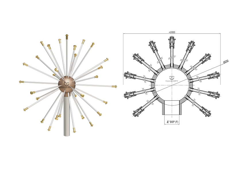 Фонтанная насадка FCI  