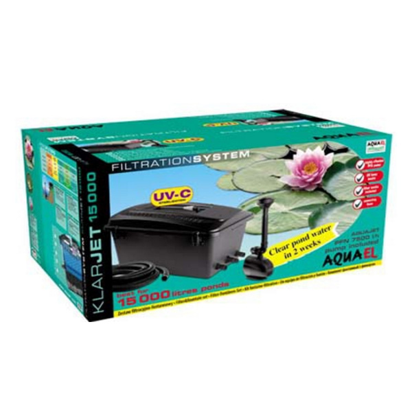 Садовый фильтр Klar Jet 15000 (ф.MAXI-2 + встроенный УФО 11Вт + PFN7500+шланг)