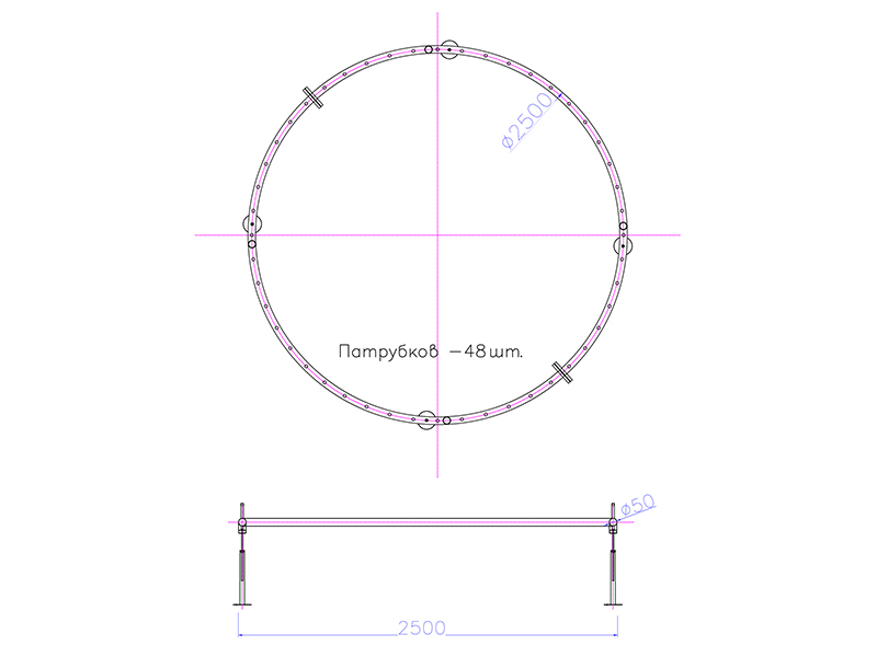 Фонтанное кольцо FC-ХN-2500-2