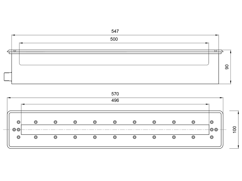 Подводный светильник LP GLB 500 RGBW 12-24V AISI 304-3