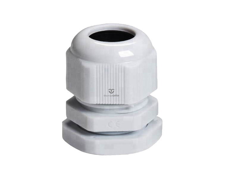 Кабельный ввод FC-М18 пластик (L резьбы 8 мм.)